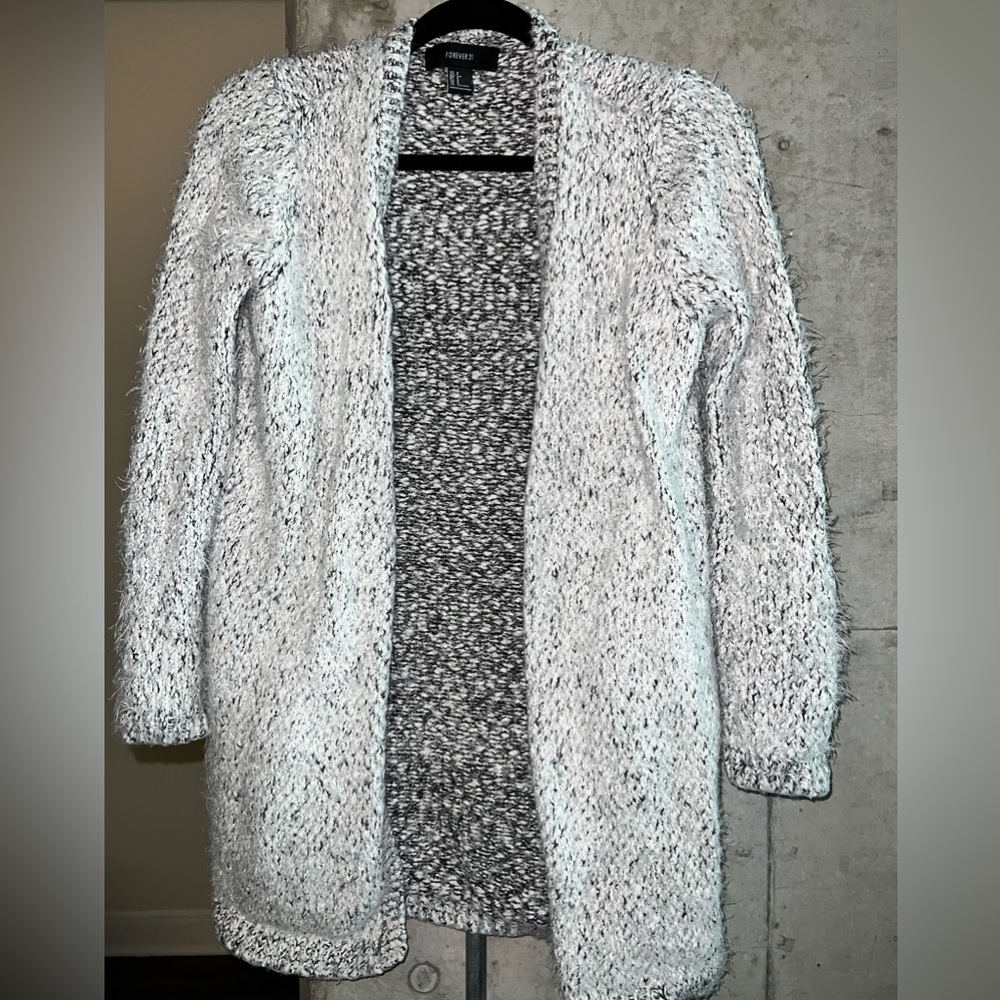 Fuzzy cardigan